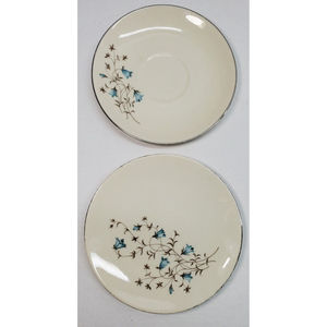 Flintridge China California Belnor Saucer And Bread Plate